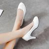 Fashion 2024 Summer Classics Round Toe Women's Pumps Comfortable Shallow Office Ladies Shoes Solid Platform Female Shoes