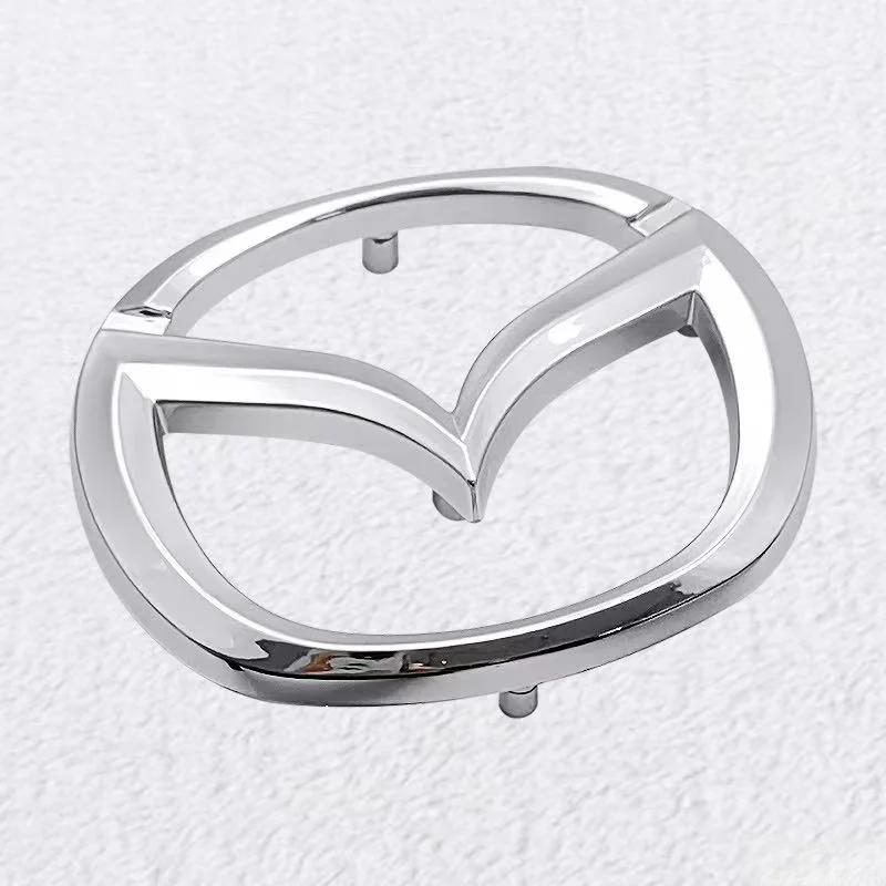1pcs 3D ABS for Mazda 57x45mm Car Steering Wheel covers emblem Sticker steer wheel Badge Decal styling auto Accessories nnh3