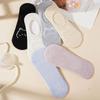 1/5 Pairs Women Cotton Ankle Socks Invisible Shallow Mouth Socks Breathable Silicone Anti Slip Socks