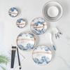 Набор столовой посуды Debo Ailena из 22 предметов, керамика, подглазурная роспись