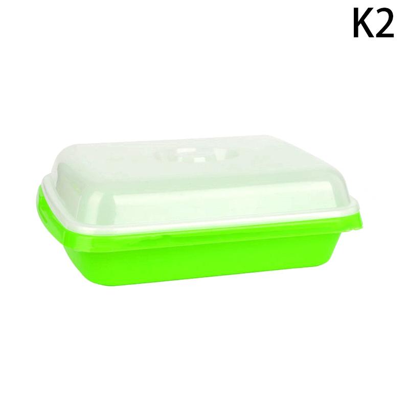 Sprout Dish Growing Pot Hydroponic Vegetable Beans Seeding Pot Household Plants Germination Tray Nursery With Lid Kit