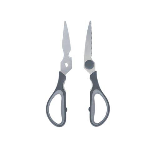 Takeda Corporation RH-20 Removable Kitchen Scissors, Gray, 20 x 8 x 1 cm, Washable and Removable