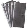 Plus Ka.Crie Notepad, A4 X 1/3, NS Series, Grid, 5 Books, Black, 77762 X 5