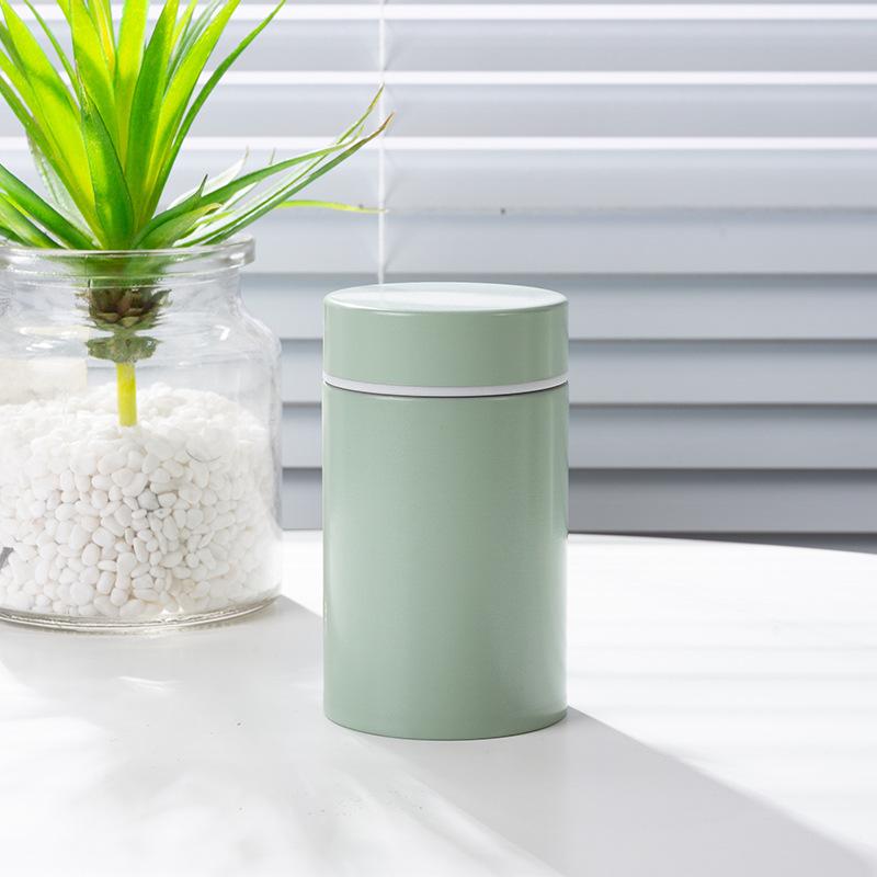 Portable Mini Cute 270ml Thermos Double Wall Vacuum Insulated Water Bottle Thermal Flask with Rope