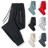 Весенние уличные длинные брюки прямого покроя свободные спортивные спортивные брюки универсальные повседневные брюки