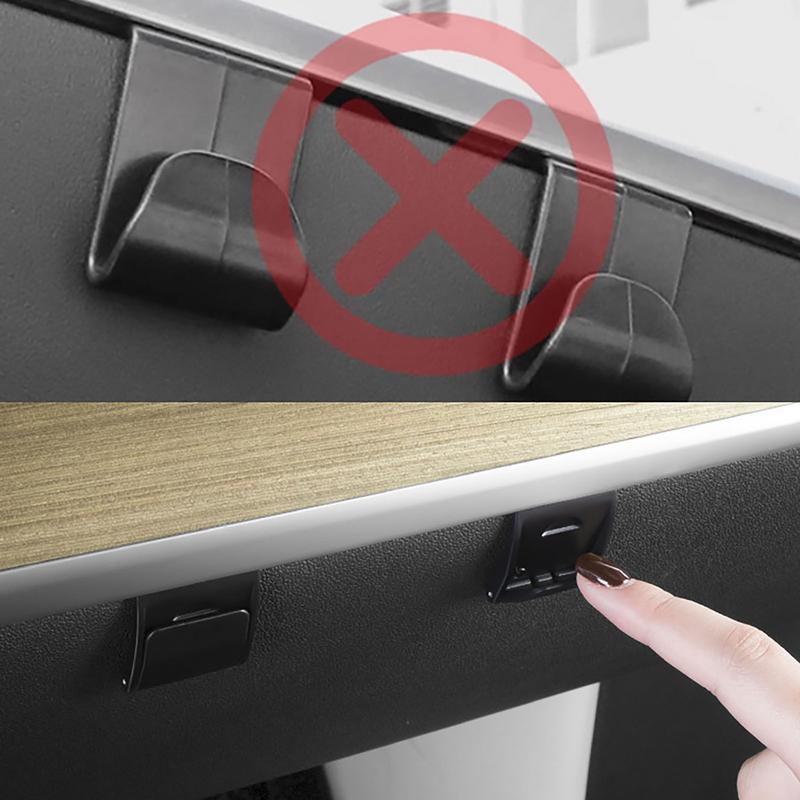 Крючок для перчаточного ящика Крючки для переднего багажника Крючок для перчаточного ящика для модели 3/Y Пряжка для второго пилота Модель 3 Y Крючок для перчаточного ящика на приборной панели для автомобиля