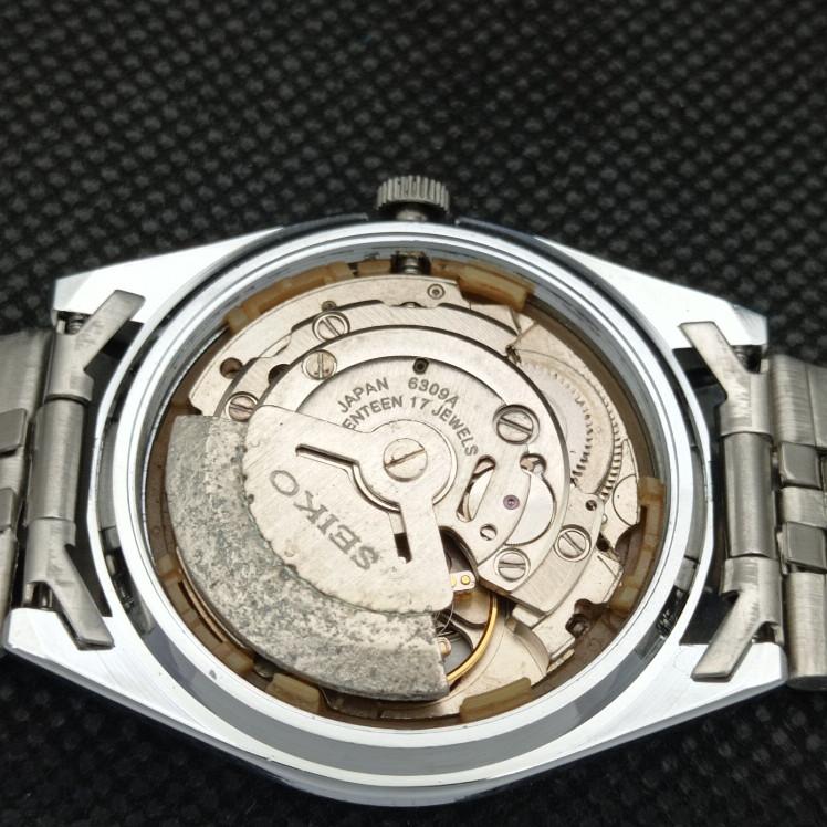 REFURBISHED VINTAGE SEIKO 5 AUTOMATIC 6309A JAPAN MENS ARABIC WATCH A318860-9 Seiko-a318860-1