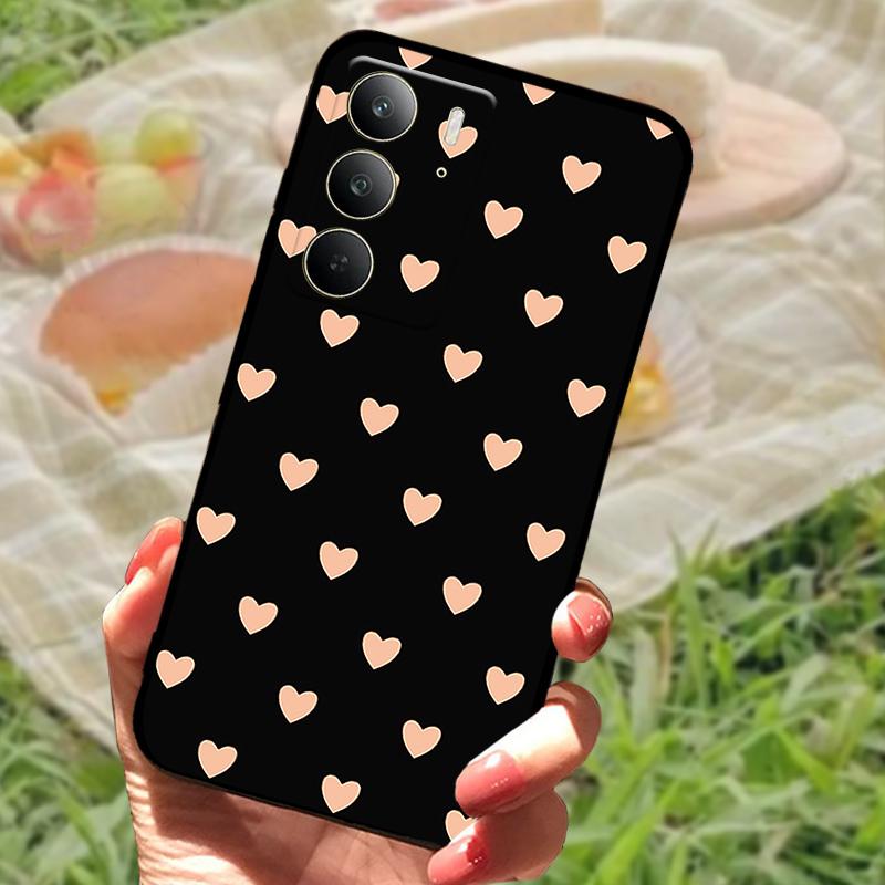Чехол для Realme C75 Ударопрочный ТПУ Силиконовый Чехол для Телефона Для Oppo Realme C75 4G Fundas Бампер Чехол Модный Мягкий Защитный Корпус