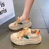 Lightweight Shoes Shock-absorbing Running Soft-soled Sneakers for Women's New Spring Versatile Thick-soled Mesh Dad Shoes for Women