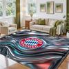 Bayern Munich Design Crystal Velvet Rug Soft Decorative Mat for Bedroom Entrance
