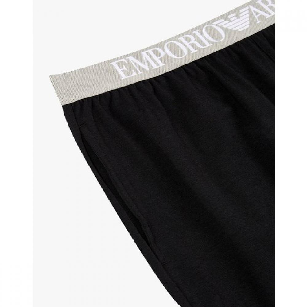 Emporio Armani Мужские Шорты для Отдыха S Полный Логотип Большой Жаккард 0816131023