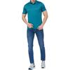 Emporio Armani Однотонная футболка-поло с коротким рукавом и воротником-поло Мужские топы Зеленый 8N1F98-1JUVZ-0779