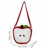 Pear Fruits Shape Crossbody Bag Harajuku Mobile Phone Pack Waterproof Funny Shoulder Bag  Outdoor