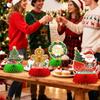 Christmas Honeycomb Table Decorations Paper Centerpiece Holiday Party Tabletop Display Festive Home Office Decoration