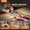 VEVOR Router Sled, 152 cm(60 inches), Portable and Easy to Adjust Slab Flattening Jig, DIY Woodworking Router Sled for Flattening Slabs