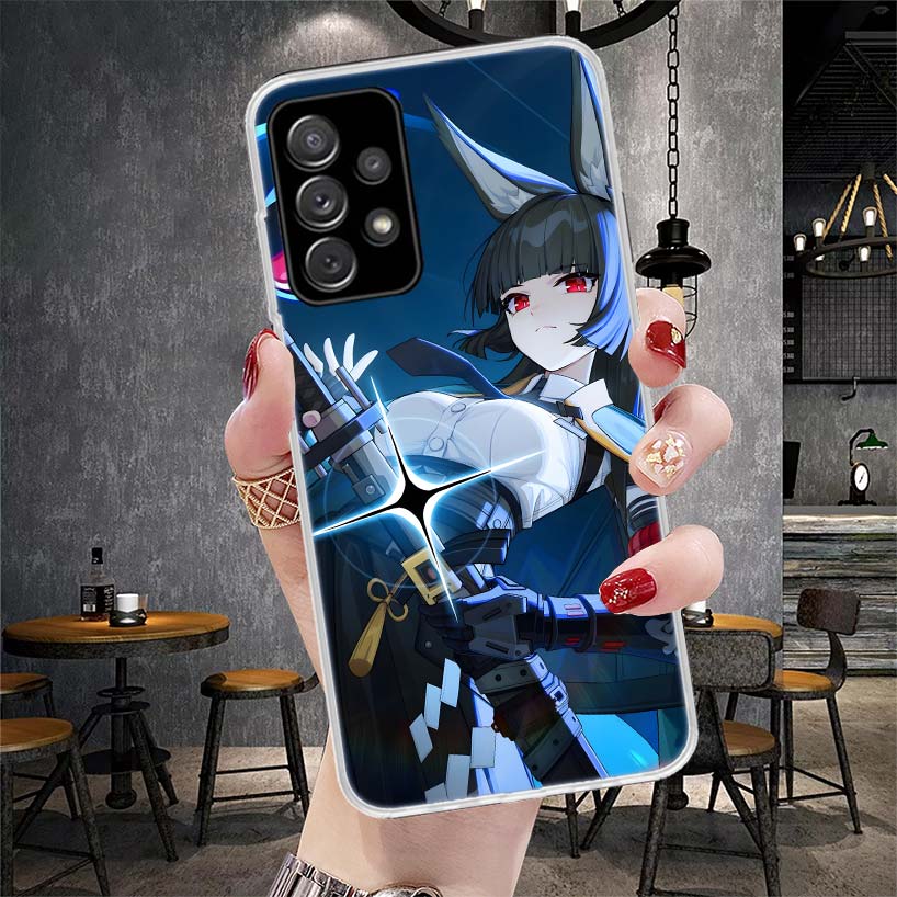 Hoshimi Miyabi Zenless Zone Zero ZZZ Мягкий чехол для телефона для Samsung Galaxy A12 A22 A32 A52 A72 A02S A51 A50S A71 A70 A31 A20S Note