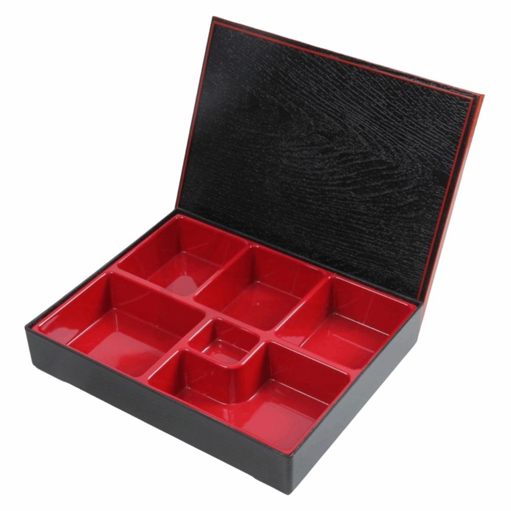 Пластиковые японские ланч-боксы с отделениями и крышкой Bento Boxes Многофункциональный контейнер в японском стиле для риса, суши, кейтеринга