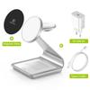Z Type Metal 3in1 Беспроводное зарядное устройство для iPhone 13/15/14 Pro Max Быстрое беспроводное зарядное устройство Macsafe для Apple Watch 8/airpods 2