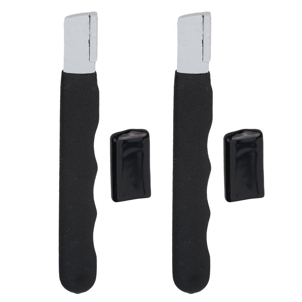 2 шт. Металлический точильный камень для обрезки, ручной точильный камень для обрезки, садовые ножницы, точилка с крышкой и карманом