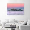 Canvas print, Mountains clouds landscape