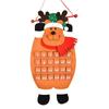 Christmas Advent Calendar Santa Snowman Elk Christmas Tree Pendant Calendar
