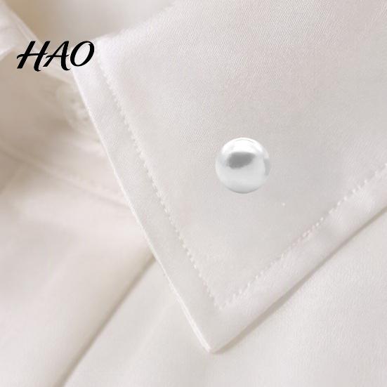 Multi Purpose Clothing Button 5PCS Pearl Buttons for Women, Invisible Anti-Exposure Safety Pins, No Cardigan Collar Clip Damage Iron Brooch