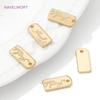 KC Gold Color Small Extension Chain Tag Charms For Jewelry Making,Charms For Jewelry,DIY Bracelet Necklace Making Accessories