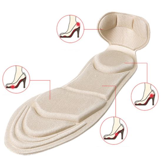 DYS 1 пара женских стельок на высоком каблуке из мягкой пены противоударные массажные подушечки для ухода за ногами