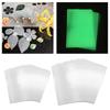 5Pcs Translucent Luminous Heat Shrink Sheet  for Handmade Supplies Making Party Deco