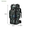 Yulongshan 110L Camouflage Tactical Backpack