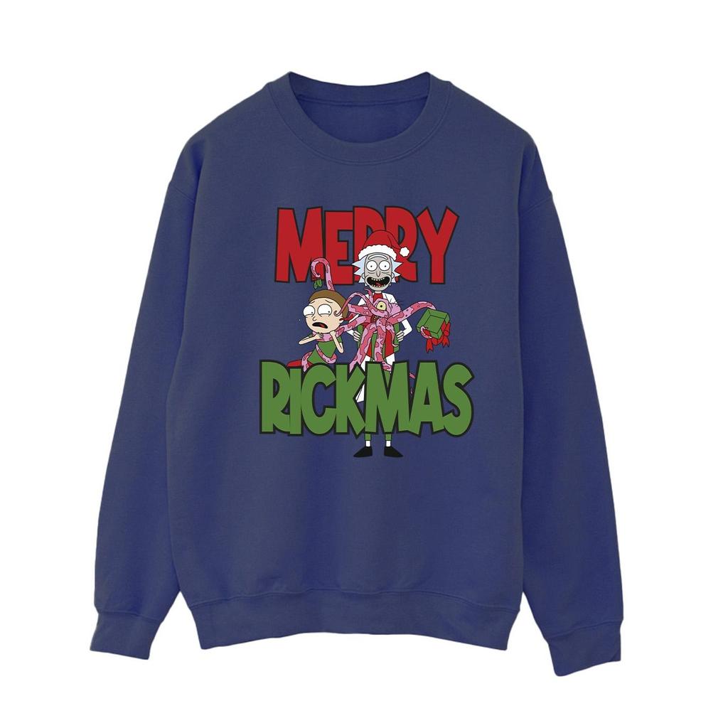 Rick And Morty Womens/Ladies Merry Rickmas Sweatshirt
