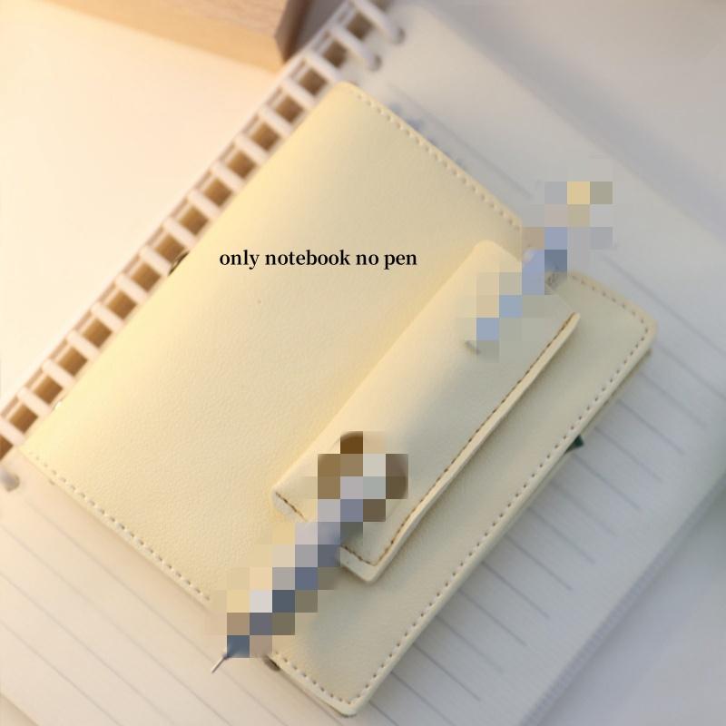 Карманный органайзер M5, дневник, блокнот, ПУ кожа, на кольцах, мини, пустые страницы в клетку, ежедневник для записей
