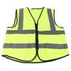 Светоотражающие жилеты безопасности. Практичный жилет повышенной видимости с множеством карманов и молнией для