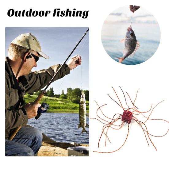 6 шт. Мягкие приманки Медленно тонущие Яркий цвет Гибкие Устойчивые к поклевке Многоразовые Приманки в форме кубиков