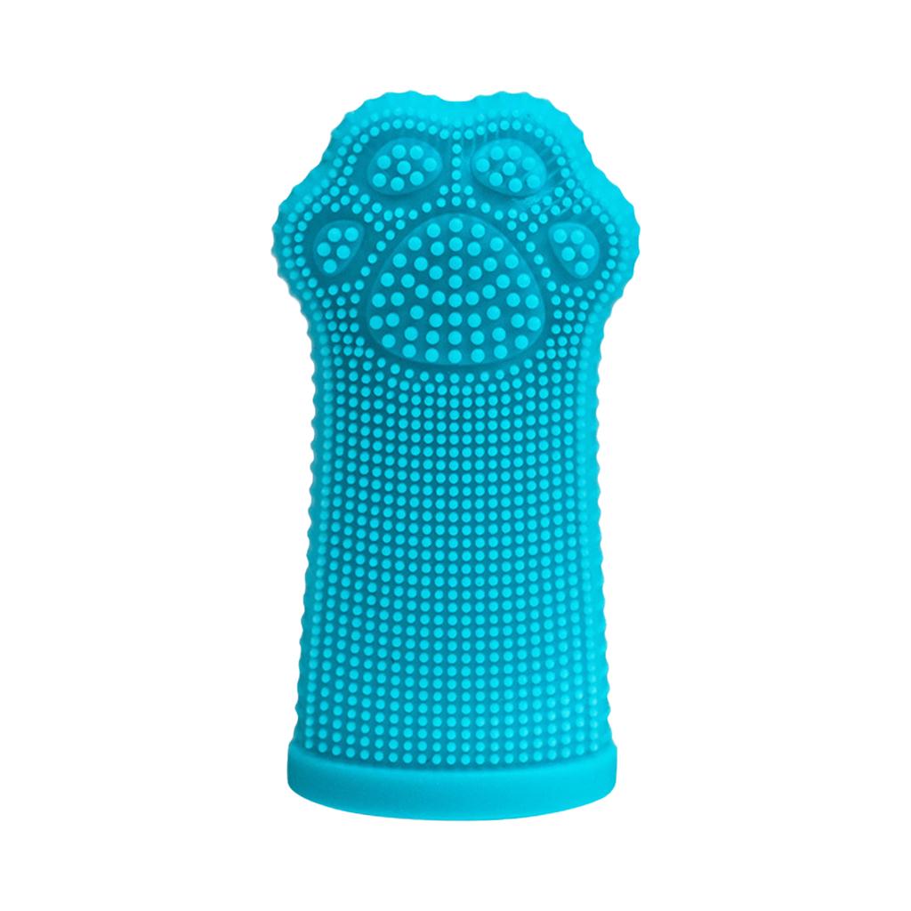 Силиконовая зубная щетка для домашних животных, зубная щетка-напальчник для кошек и собак, накладка-напальчник для чистки полости рта питомца