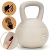 Kettlebell - SPRINGOS - 10 Kg - Souple - Ergonomique - Beige