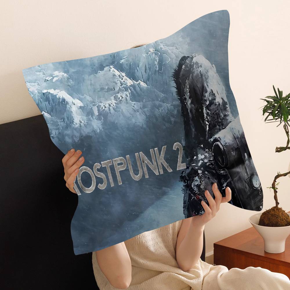 Game F-Frostpunks Personalized Pillow Cover Kids Bedroom Wild Party Decor Pillowcase Kid Birthday Shower Gift