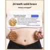 Wooden Handle Wood Massage Brush Copper Head Body Sculpting Tool Meridian Massager  Full Body