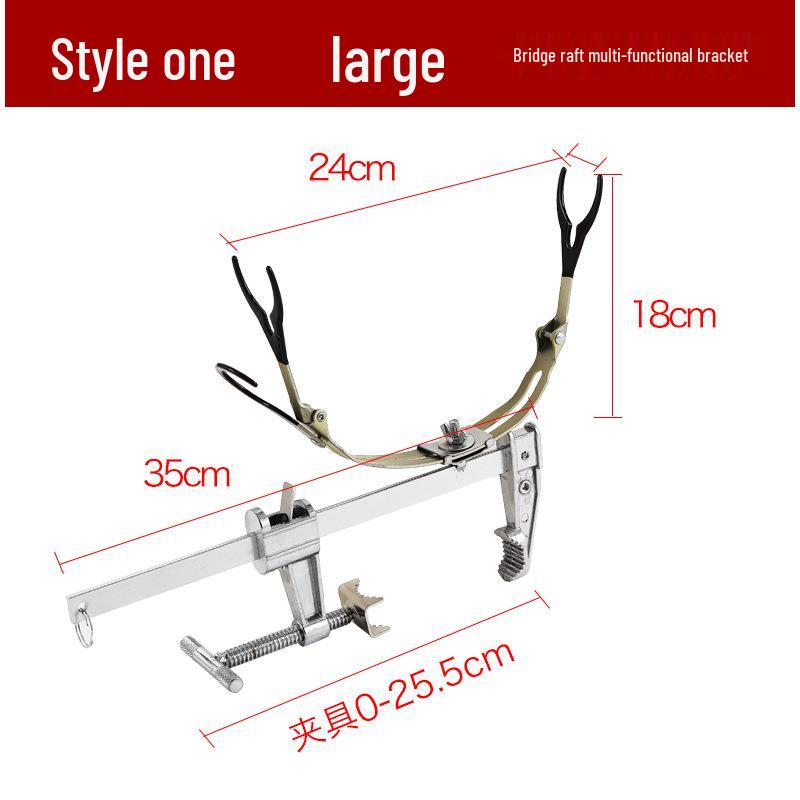 Portable Baitcasting Reel and Rod Holder Tripod for Bridge and Boat Fishing
