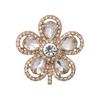 DIY Phone Case Charms Metal Alloy Water Drop Flower Rhinestone Decoration Phone Shell Accessories