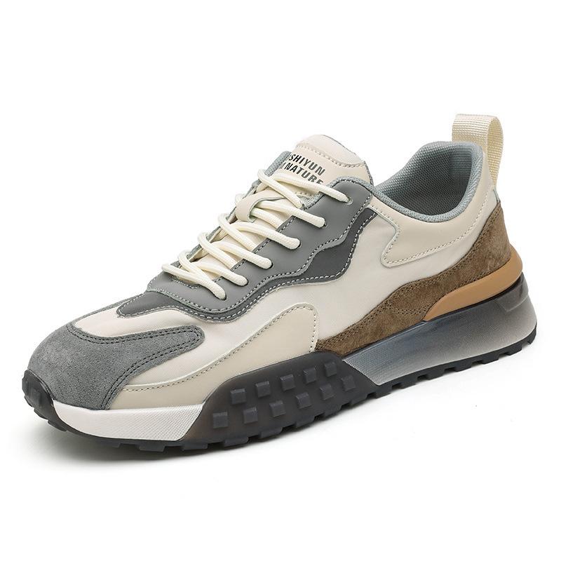 Трендовая брендовая мужская обувь весна новая обувь для папы воздушная подушка мягкая подошва увеличивающая рост мужская спортивная и повседневная обувь мужская для бега 2283