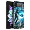 Модный Чехол для Телефона Звездное Небо Вселенная Для Samsung Galaxy Z Flip3 Flip4 Flip5 Чехол-Оболочка Для Z Flip 3 4 5 6 7 Жесткая Складная Крышка