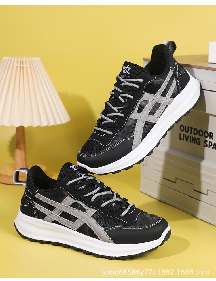 Spring new shoes female student mesh versatile sneakers dad shoes female breathable ins running casual shoes tide