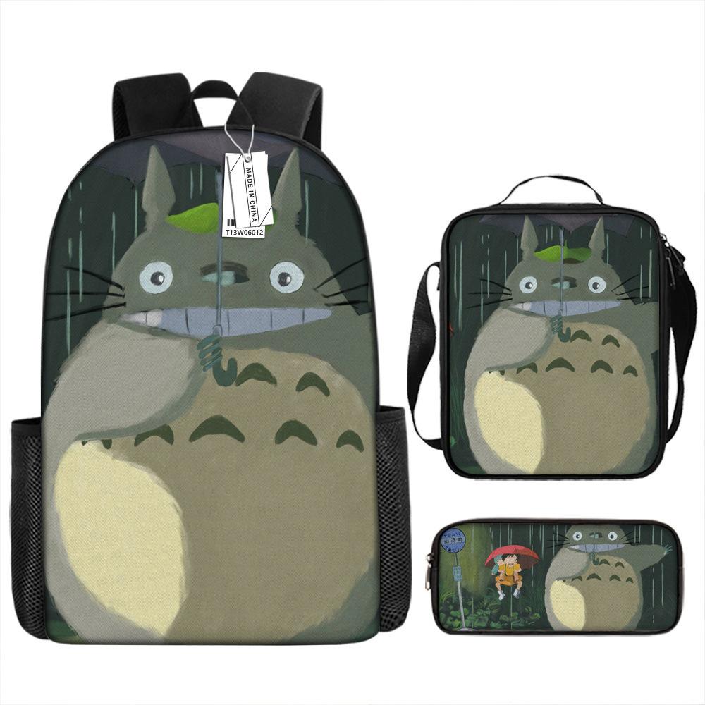 Моя соседская шиншилла, окружающий анимационный рюкзак, европейский и американский ретро школьный рюкзак