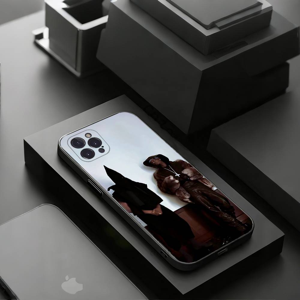 Чехлы для телефона Kanye West 'Задира' для iPhone 17 16 15 14 13 12 11 Pro Max Plus Роскошная защита камеры Пластик