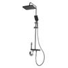 Термостатическая душевая система Набор душевого смесителя высокого давления с дождевой лейкой ручным душем для дома ванной комнаты серый