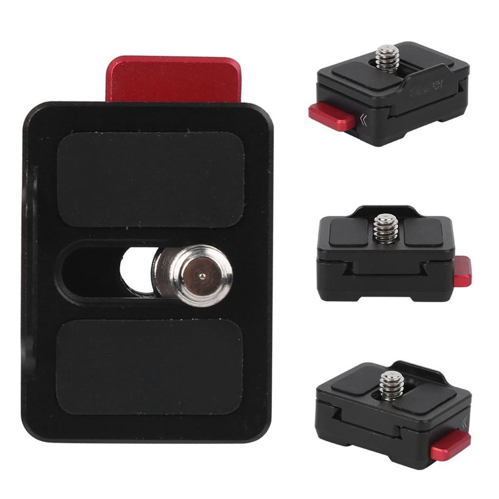 Aluminium Alloy Black Monitor Quick Release Plate 1 4 Inch Screw Fixed Mount Universal Photography Accessory