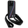Bmw Bmhcp16L23Psvtk Iphone 16 Pro 6.3   Czarny/Black Hardcase M Edition Carbon Tricolor Lines & Strap