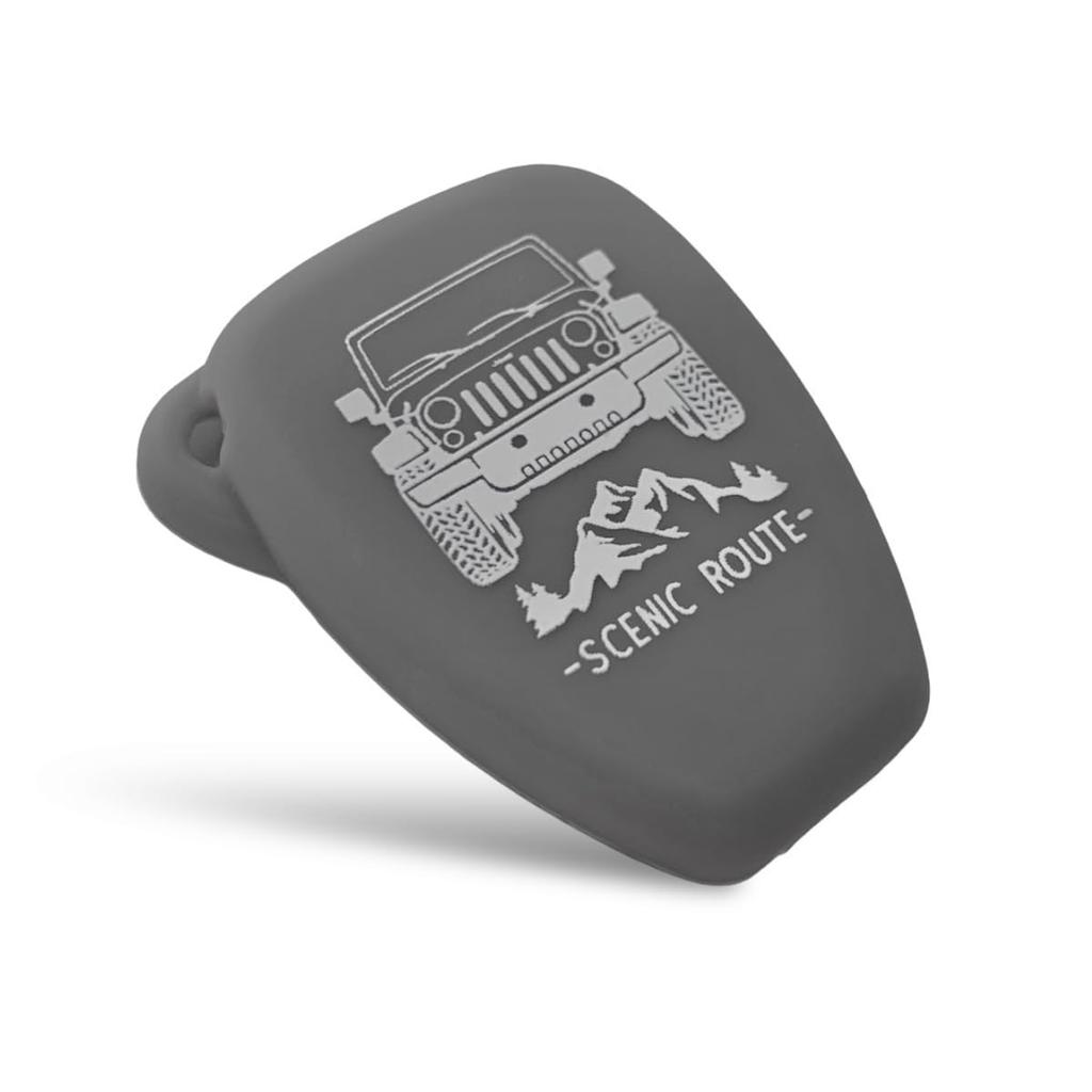 [SUITY] Silicone Cover for Jeep Wrangler JK Jeep wrangler Key, Specially Designed for Anti-Scratch,