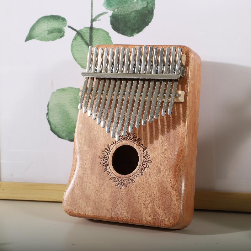 Kalimba Music Instrument Thumb Piano 17 Keys Mahogany Wood Finger Piano Combinations Gifts for Kids Portable Mbira Finger Piano